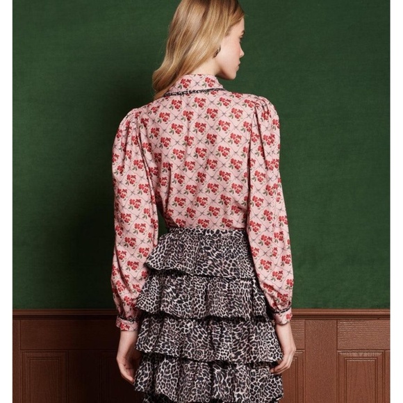 Sister Jane Lattice Floral Blouse - Picture 3 of 5